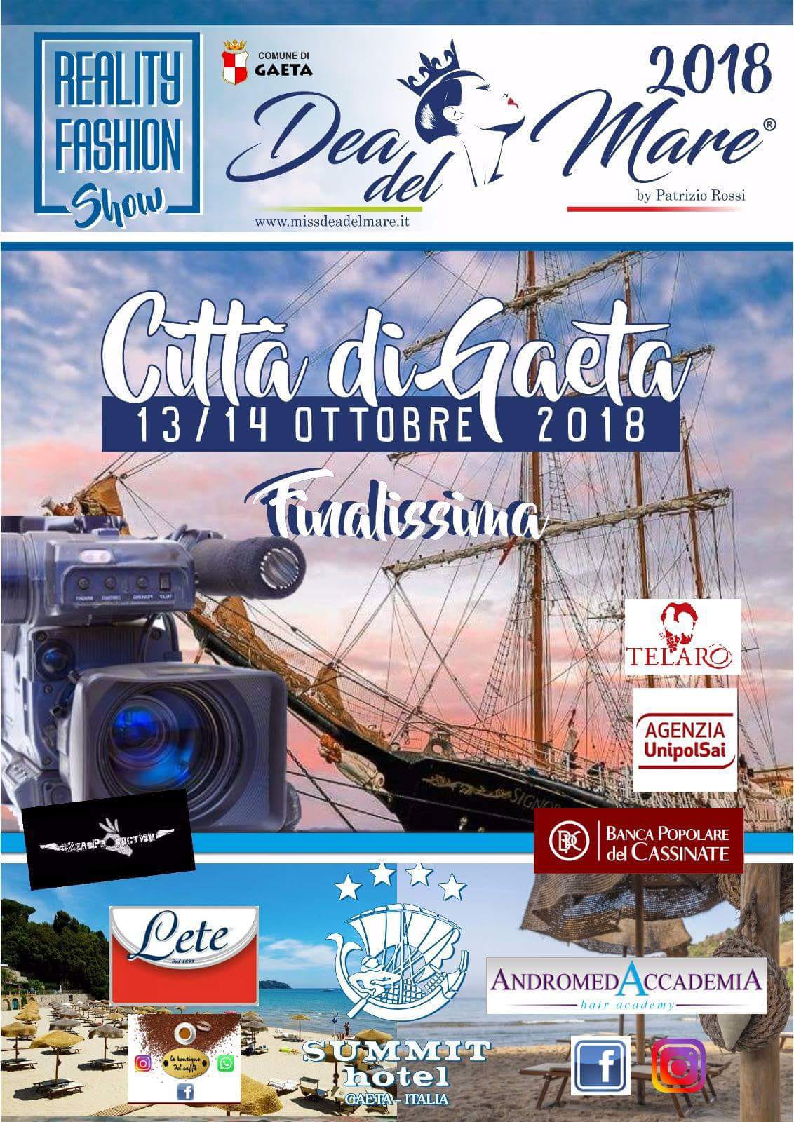 Finalissima DEA DEL MARE 2018 13/14 Ottobre 2018 SUMMIT HOTEL GAETA